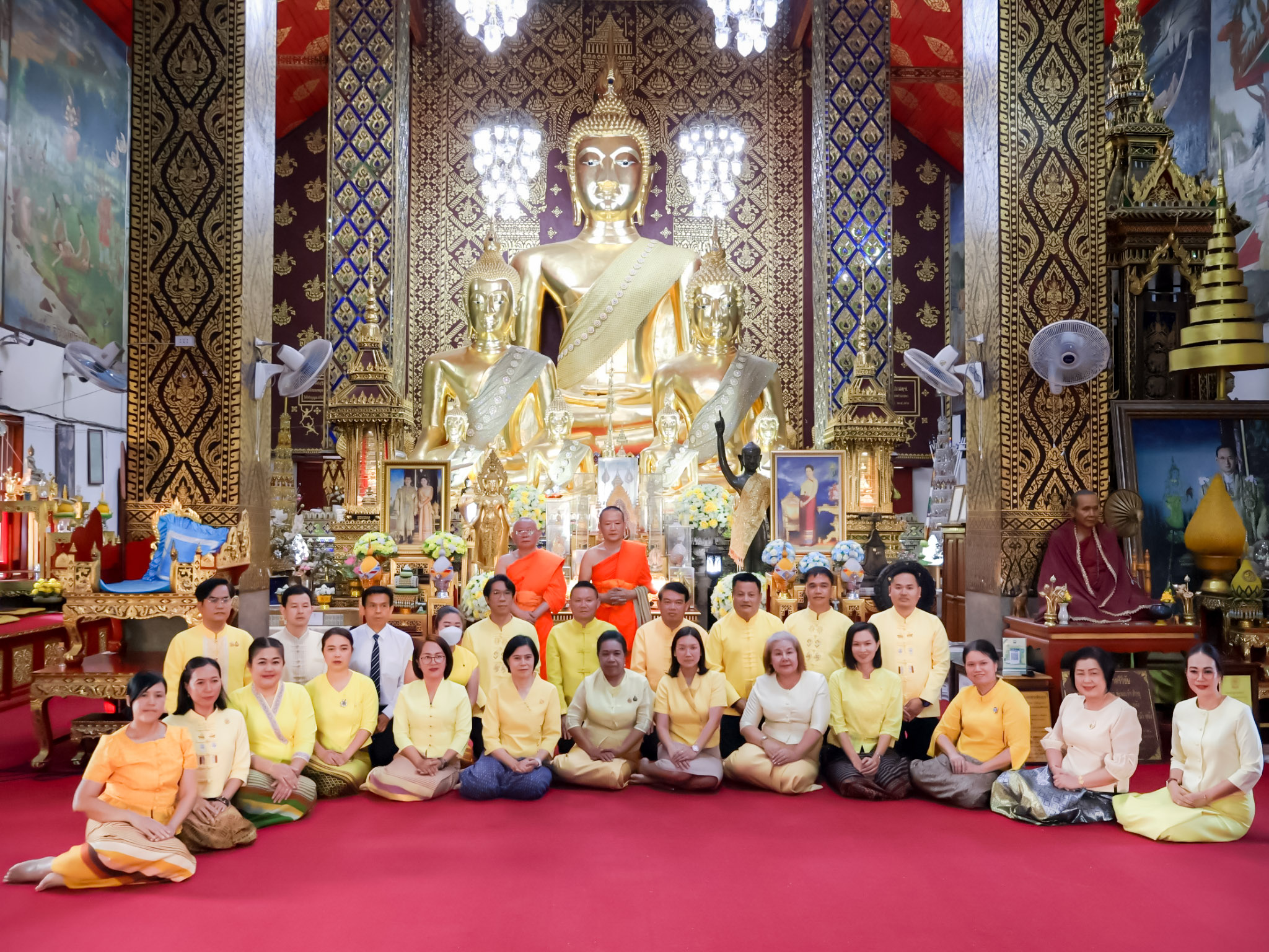 พิธีเจริญพระพุทธมนต์ เจริญจิตตภาวนา ถวายพระพรชัยมงคล